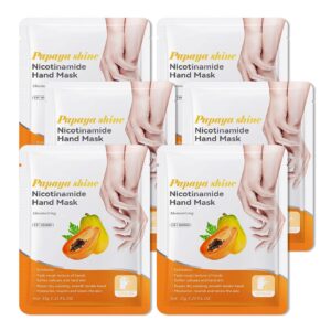 LJYBoBin Hand Mask Moisturizing Gloves 6 Pack>Hydrating Hand Mask for Women>Soft Gloves for Dry Cracked Skin L