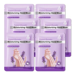 LJYBoBin Hand Mask Moisturizing Gloves 6 Pack>Hydrating Hand Mask for Women>Soft Gloves for Dry Cracked Skin H