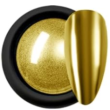 AIJIMEI Nail Chrome Powder – Sparkling Brilliance>Chrome Nail Powder Effortless Application> Nail Art Unmatched Durability Gold Chrome Powder for Nails (Gold)