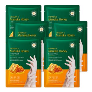 LJYBoBin Hand Mask Moisturizing Gloves 6 Pack>Hydrating Hand Mask for Women>Soft Gloves for Dry Cracked Skin G