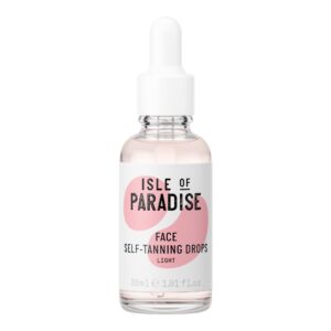Isle of Paradise Self Tanning Drops, Light (Sunkissed Glow) – Vegan and Cruelty Free Self Tan Drops, 1.01 Fl Oz