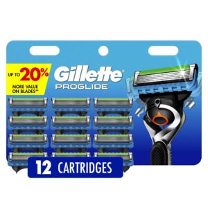 Gillette Fusion5 ProGlide Men’s Razor Blade Refills, 12 Count, Mens Razors / Blades