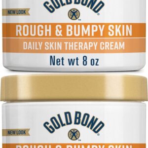 Gold Bond Ultimate Rough & Bumpy Daily Skin Therapy, 8 Ounce, Helps Exfoliate and Moisturize to Smooth, Soften, and Reduce The Appearance and Feel of Bumps and Rough Skin Patches – Pack of 2