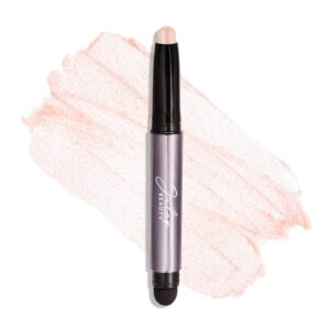 Julep Cream-to-Powder Waterproof Shadow Stick Blush Pink Sheer Shimmer Long-Lasting, Crease-Proof, Light Pink Shimmer with Built-in Smudger