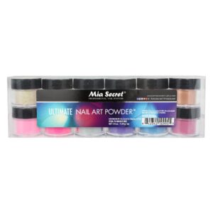 Mia Secret Ultimate Nail art Powder Collection> Set Of 12 Color>