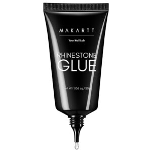 Makartt Nail Rhinestone Glue for Nails: Super Strong Gel Nail Glue for Decorations Nail Charm 3D Nails Bling Gel for Nail Gem Nail Art Jewel Diamonds 30ML Cured Need Beauty