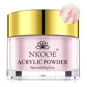 NKOOE 2oz Pink Acrylic Powder Set> 60g High Capacity Nail Polymer> No Need To Shine The Light> French Manicure> Sculpture Extension Is Ideal For Beginners And Professional Use