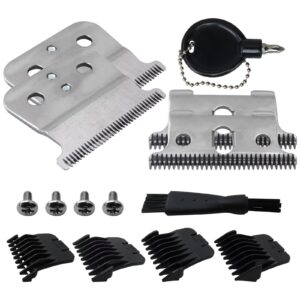 Suifaqi 2025 New T Blades for Andis T Gtx/Blackouts/Cordless/corded and Many Other Brands of Trimmers