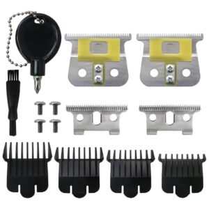 2024 Upgrade 2 Sets #04710/04521 Replacement Blades for Andis #04710#04521 T O-utliners Trimmer, Cutting T Style Blades for Andis T-out-liners G GO GTO GTX Headliner LS2/3