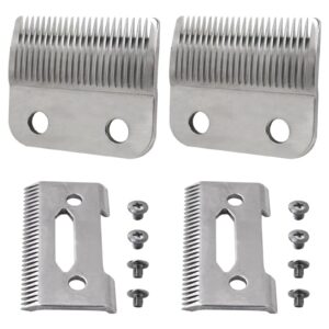 2024 Upgrade 2 Hole Clipper Blade Replacement for Wahl Clipper Blades, Compatible for Wahl 2-Hole Stagger-Tooth SuperTaper/SuperTaper||/ Sterling9