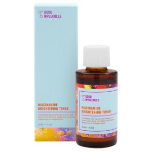 Good Molecules Niacinamide Brightening Toner – Facial Toner with Niacinamide, Vitamin C, and Arbutin – Skincare for Face for Tone and Enlarged Pores