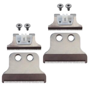 SUNJCO 2x T-Blade Detachable Replacement Blades, T-Wide Trimmer Blades for Wahl 5 Star Series Detailer (8081) Cordless Detailer LI (8171)
