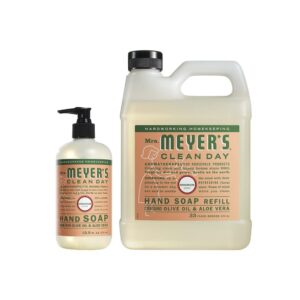 MRS. MEYER’S CLEAN DAY Hand Soap, Refill Variety Pack Soaps Made to Clean and Freshen Hands