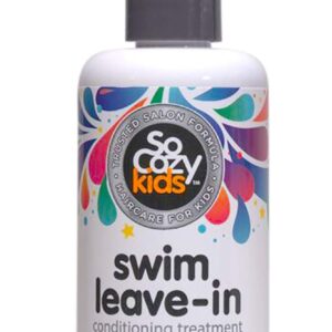 SoCozy Swim Leave-In Treatment and Conditioner For Kids Hair, Protects and Repairs Hair Damaged by Pool Chemicals and the Sun, 8 fl oz – No Parabens, Sulfates, Synthetic Colors or Dyes – 3 Pack