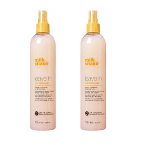 milk_shake Leave-In Conditioner Detangler Spray for Natural, Curly or Straight Hair – Protects and Hydrates Color Treated and Dry Hair, 11.8 Fl Oz (Pack of 2)