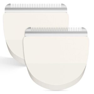 2 Pack Peanut Clipper Replacement Blade, Snap-On Replacement Blade for Wahl Peanut Hair Clipper #2068-300, White