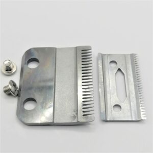 2-Hole 1mm-3mm Hair Clipper Cutting Blade Kit Replacement For #1006 Taper 2000, Reflections Senior Barber Cutter Trimmer Shaver Razor New