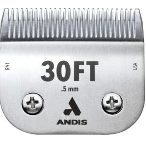 Andis 560188 CeramicEdge Clipper Blade #30 22T Upper / 26T Lower, Stainless Steel