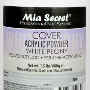 Cover White Peony Acrylic Powder Mia Secret (1.5 lbs)