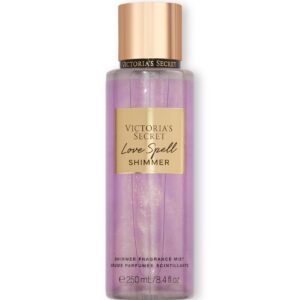 Victoria’s Secret Love Spell Shimmer Mist, Body Spray for Women, Notes of Cherry Blossom and Fresh Peach Fragrance (8.4 oz)