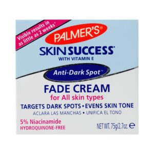 Palmer’s Skin Success Anti-Dark Spot Fade Cream with Vitamin E and Niacinamide, Helps Reduce Dark Spots and Age Spots, Suitable for All Skin Types 2.7 Ounce