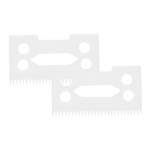 OHPHCALL Hair Clipper Replacement Blades 2pcs Ceramic Precision Trimmer Blades Replacement for Clippers