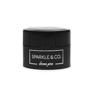 3g Chrome Pure Powder Jar> Magic Powder> Mirror Powder Silver for Nails (1 Jar)