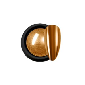 AIJIMEI Nail Chrome Powder – Sparkling Brilliance>Chrome Nail Powder Effortless Application> Nail Art Unmatched Durability Gold Chrome Powder for Nails(color1> 10ml)