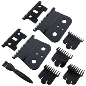 Black Replacement Blades Compatible with Andis T Outliners Trimmer, Gtx Trimmer, G, GO, GTO
