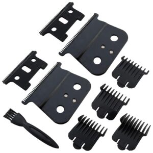 Black Replacement Blades Compatible with Andis T Outliners Trimmer, Gtx Trimmer, G, GO, GTO