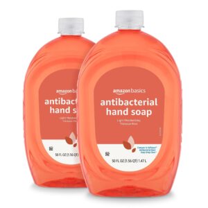Amazon Basics Liquid Hand Soap Refill, Light Moisturizing, Triclosan-Free, Citrus, 50 Fl Oz (Pack of 2) (Previously Solimo)
