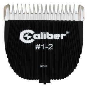 Caliber Pro 380 ACP Replacement Ceramic/Titanium Blade – Cordless Clipper Detachable and Adjustable Blades – Professional Men’s Hair Grooming Clippers Blade with Oil Set (3mm)