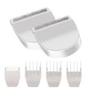 2 Pack Professional Peanut Clipper/Trimmer Snap On Replacement Blades #2068-300 – Compatible with Wahl Peanut Hair Clipper/Trimmer, White