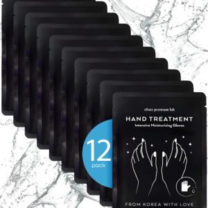 Moisturizing Gloves – Best Hydrating Hand & Nail Mask – Collagen Spa Treatment with Shea Butter – Moisturizer Hands Mask for Women & Men – Spa Kit Repairs Dry Hands – Touchscreen Material (10 Pack)