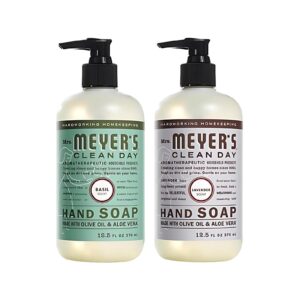 Mrs. Meyer’s Basil + Lavender Liquid Hand Soap Variety Pack, 12.5 oz.