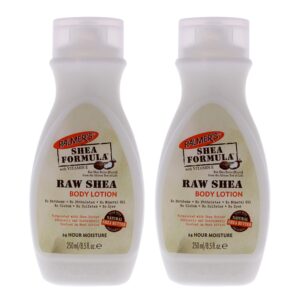 Shea Formula Raw Shea Body Lotion by Palmers for Unisex – 8.5 oz Body Lotion – (Pack of 2)