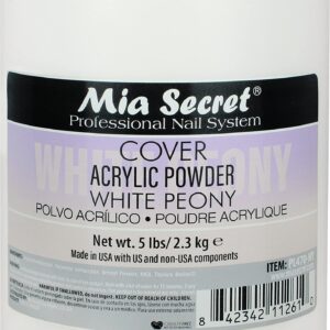 Cover White Peony Acrylic Powder Mia Secret (5 lbs)