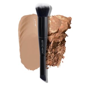 LAURA GELLER NEW YORK Dual-Ended Concealer and Foundation Makeup Brush for Blending Liquid and Cream Makeup