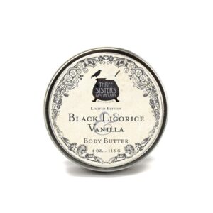 Three Sisters Apothecary 4 oz. Body Butters (Black Licorice)