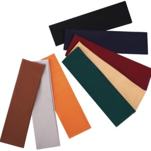 Fishinsea 8 Pack Sport Headbands for Women, Elastic Soft Fabric Non-Slip Hair Bands Hair Warp for Daily Workout Yoga Running Sports, Combo 6