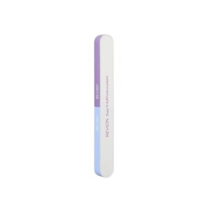 Revlon Shape ‘N’ Buff Nail Buffer Block, All-in-One Manicure Tool for Shaping & Shining Natural Fingernails, 1 Count