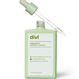 Divi Hair Scalp Serum for Women and Men – Revitalize and Balance Your Scalp – Improves Appearance of Thinning Hair, Nourishes the Scalp and Helps Remove Product and Oil Buildup, 100ml