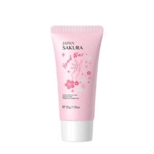 Hand Skura/Milk Peel Off Hand Wax Moisturizing Hydrating Nourishing Exfoliating Hand Film Hands Care Paraffin Lotion for Dry Skin Hands (Pink> One Size)