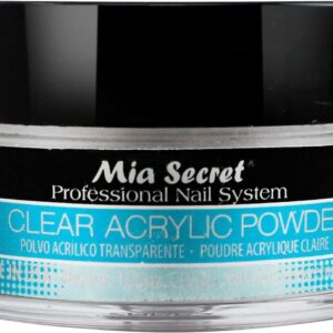 Mia Secret Professional Acrylic Nail System Clear Acrylic Powder (1/2 oz)