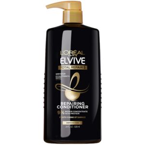L’Oreal Paris Elvive Total Repair 5 Repairing Conditioner for Damaged Hair Conditioner with Protein and Ceramide for Strong Silky Shiny Healthy Renewed Hair 28 Fl Oz