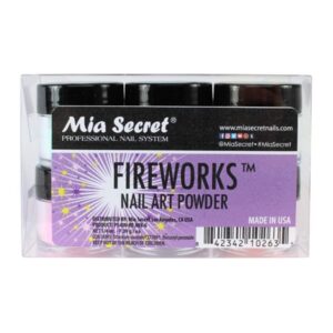 Mia Secret 6PC Fireworks Acrylic Art Powder Made in USA