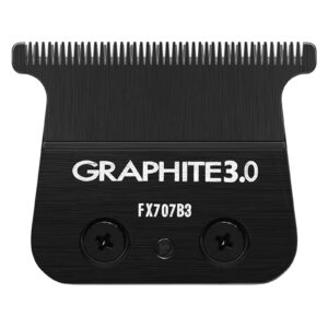 GRAPHITE 3.0 Replacement Blades for All FX787 & FX726 Trimmers, GOTTOG Zero-Gapped Replacement Blades Compatible with Barberology Trimmer Blades (FX707B3) – Black