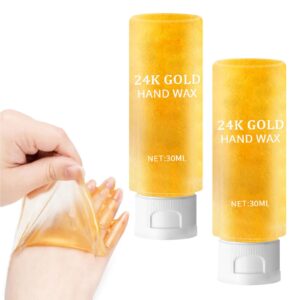 2PCS Honey Peel Off Hand Mask>Moisturizing Repairing Hand Mask>Exfoliating Hand Peeling Mask>Repair Rough Skin for Men & Women (2PCS)