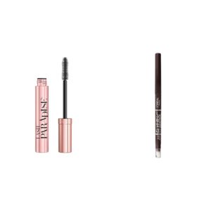 L’Oreal Paris Voluminous Mascara and Infallible Mechanical Eyeliner Pencil Bundle, 1 Count Each