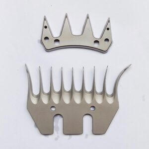4/9 Teeth Wrap Replacement Blades for Sheep Shears, Professional Stainless Steel Sheep Shearing Clipper Blades